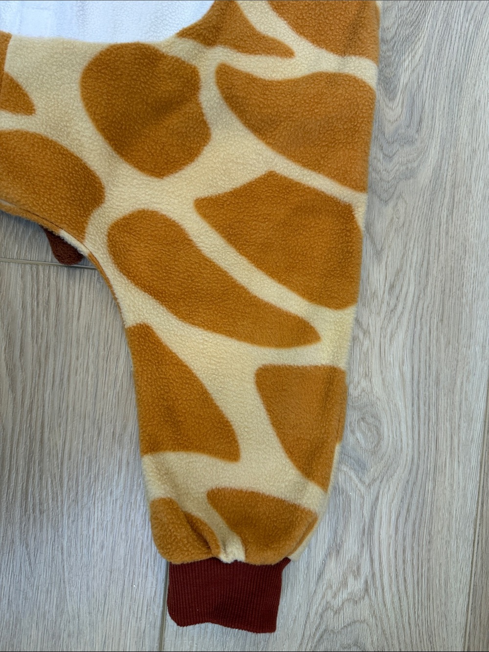 Giraffe Costume Toddler 2/3T Halloween Dress Up Hooded Safari Animal Outfit Sz95 - Picture 8 of 15